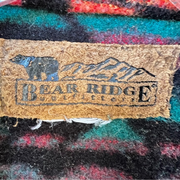 Vintage Bear Ridge Outfitters Southwestern Wool Jacket | Concho | Size Large - Picture 2 of 8